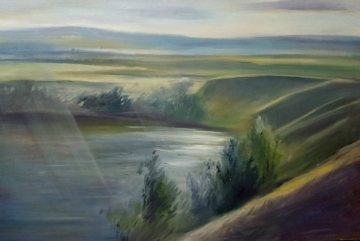 Переменчивый день — художник Елена Палехина